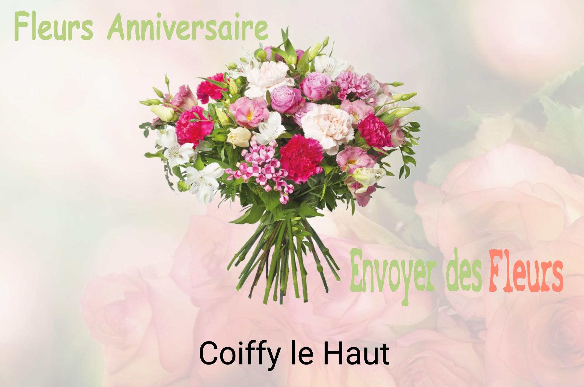 Bouquet de fleurs d’anniversaire livré à Coiffy-le-Haut