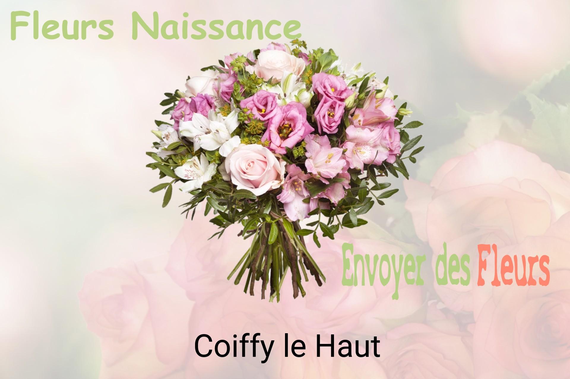 Bouquet de fleurs de naissance livré à Coiffy-le-Haut